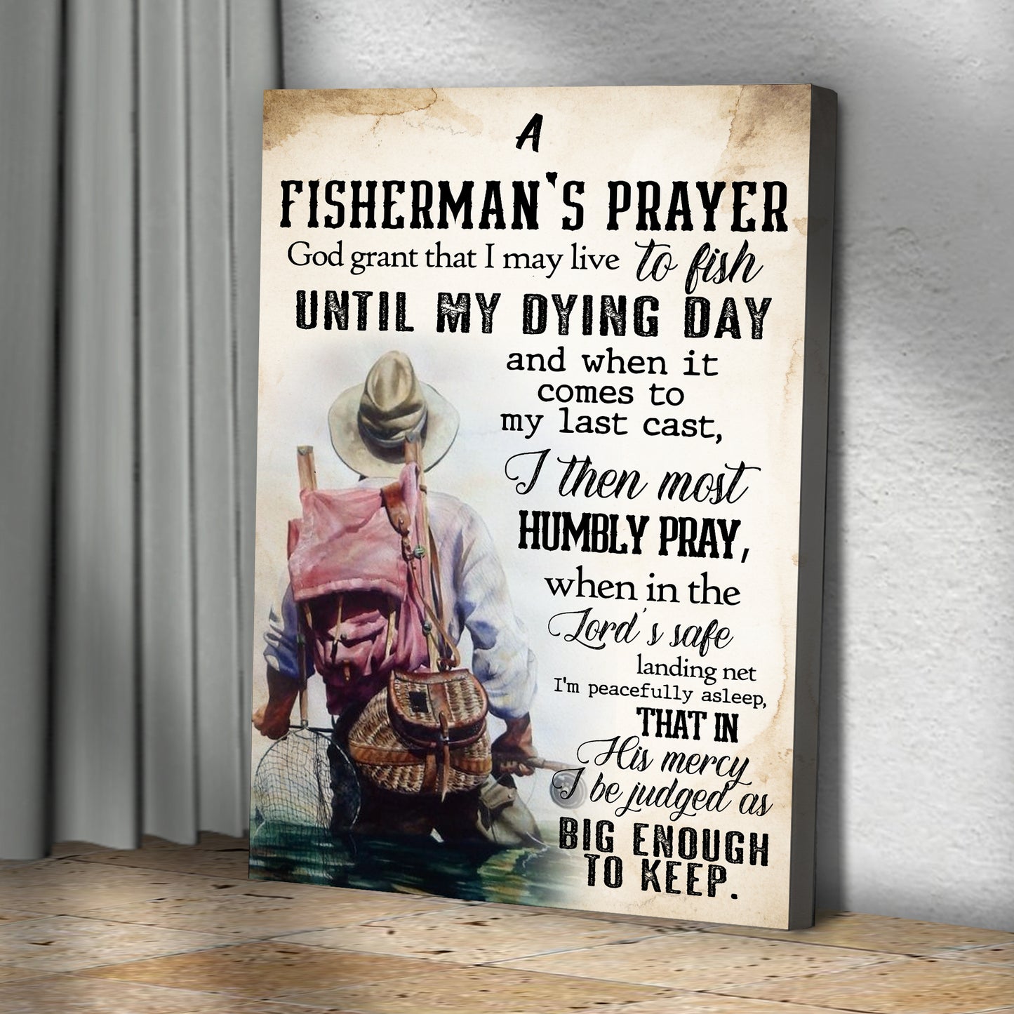 Prayer For Fisherman Sign