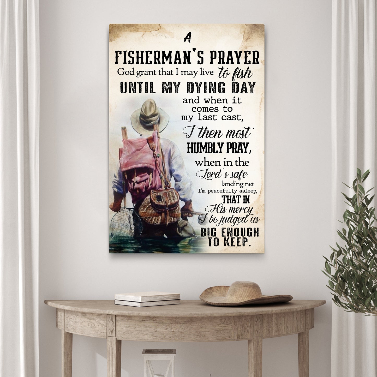 Prayer For Fisherman Sign