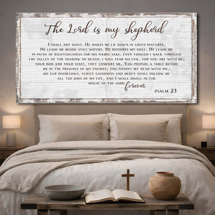 Psalm 23 - The Lord Is My Shepherd Sign III