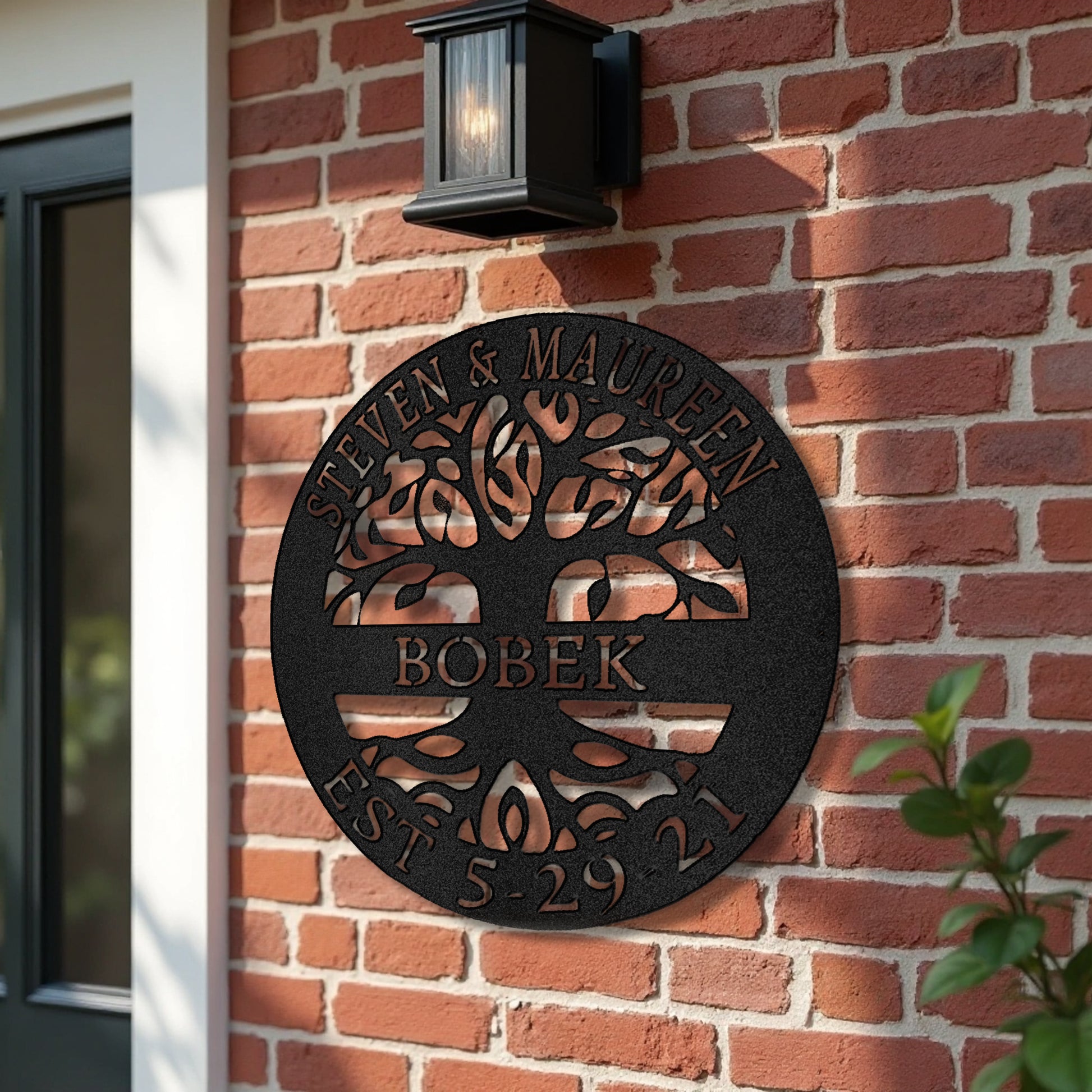 Elaborate Tree Of Life - Steel Sign