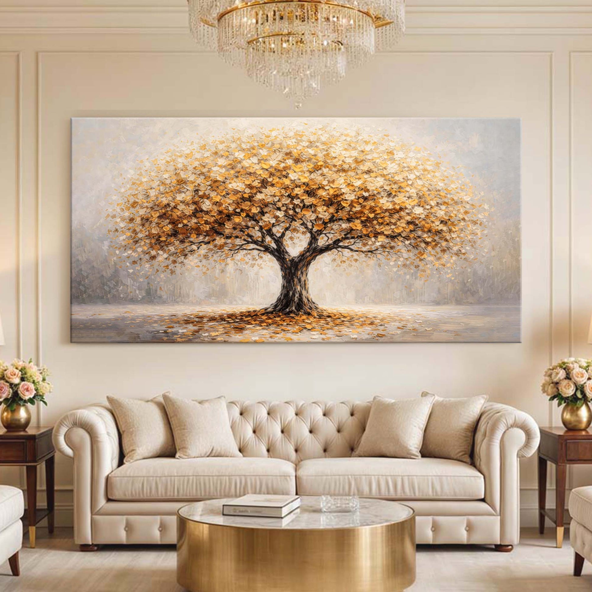 Radiant Golden Tree