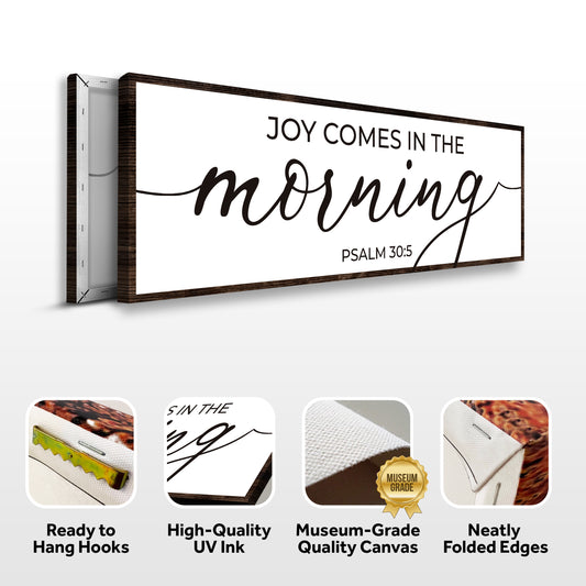 Joy Comes In The Morning Faith Sign III - Image by Tailored Canvases