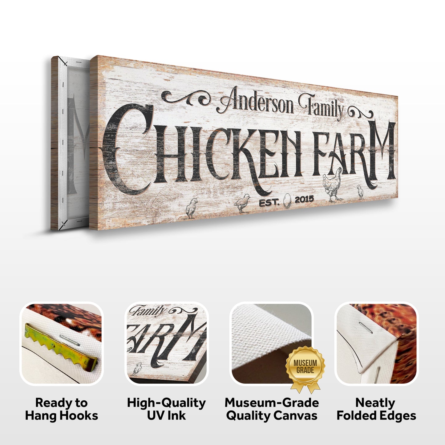 Chicken Farm Farmhouse Sign III