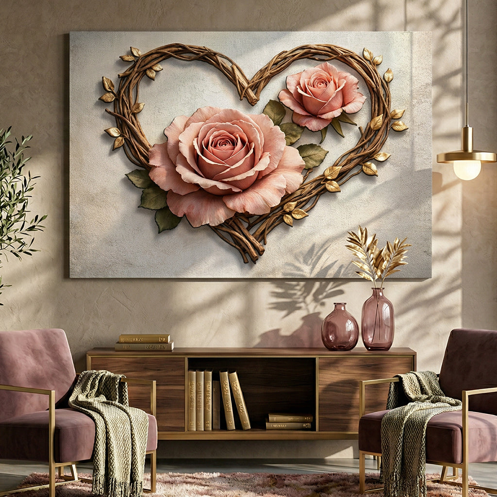 Elegant Rose Rustic