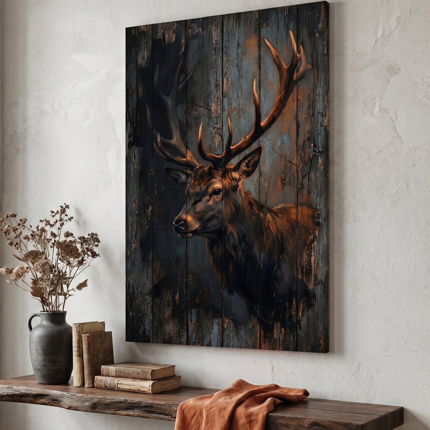 Rustic Stag Portrait