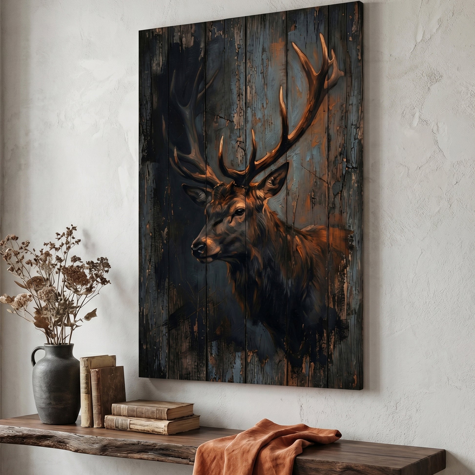 Rustic Stag Portrait