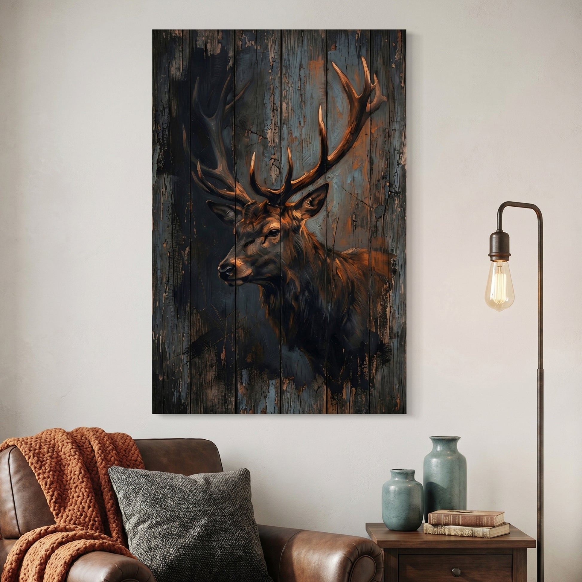 Rustic Stag Portrait