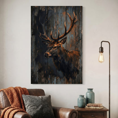 Rustic Stag Portrait