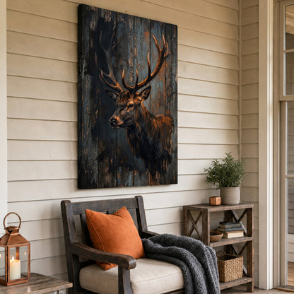 Rustic Stag Portrait