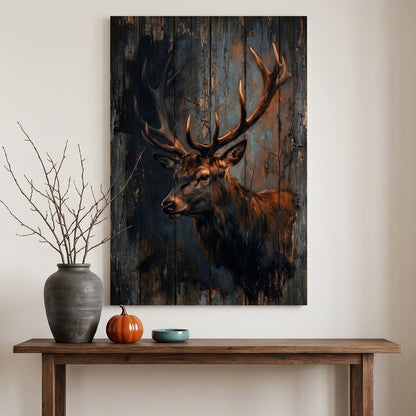 Rustic Stag Portrait