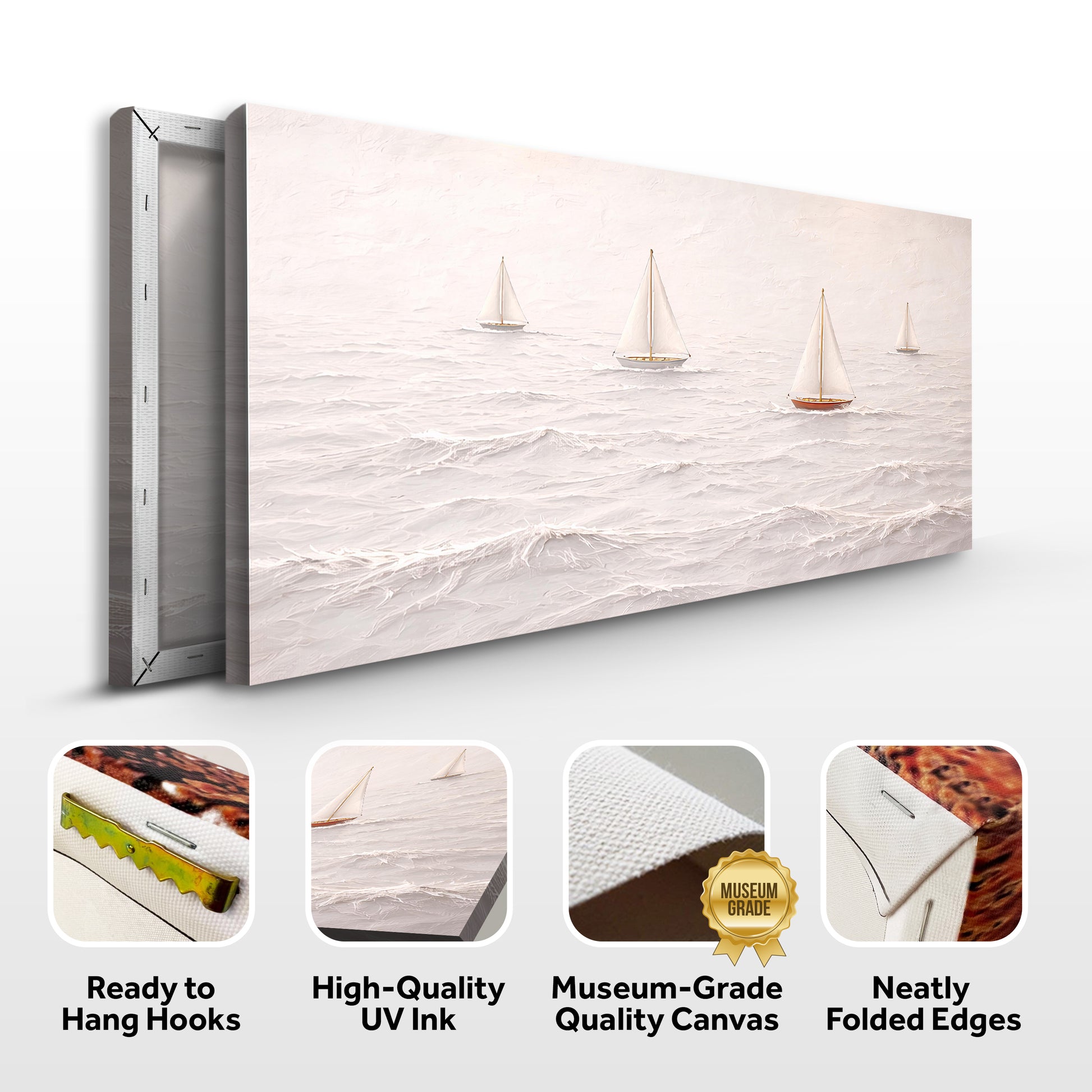 White Sailboats — Tiny Boats & The Sea