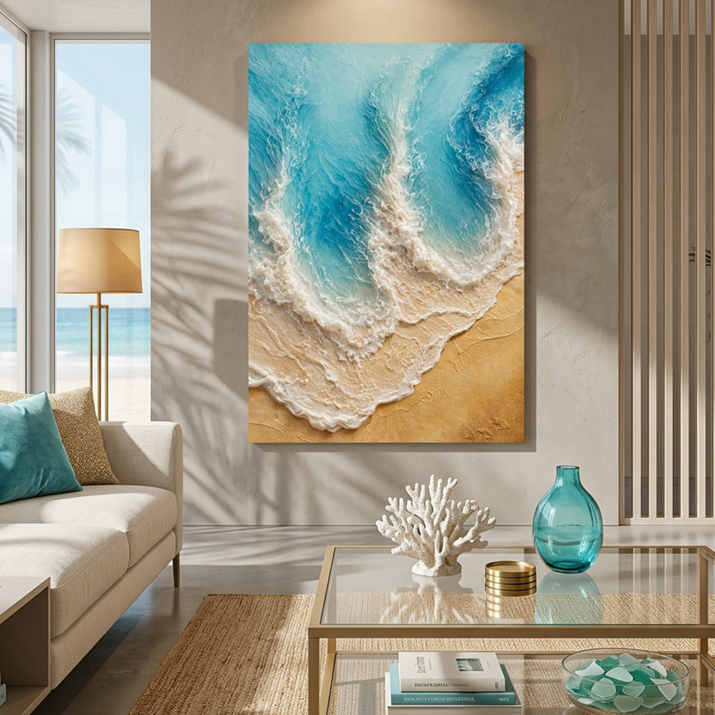 Sandy Shore Waves