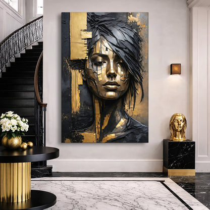 Abstract Sculpted Portrait
