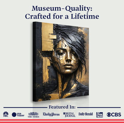Abstract Sculpted Portrait
