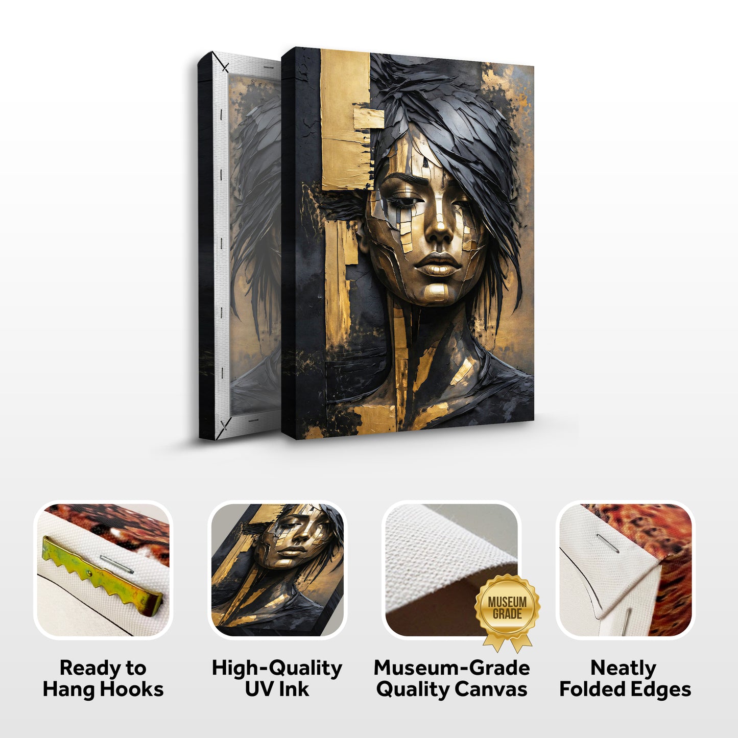 Abstract Sculpted Portrait