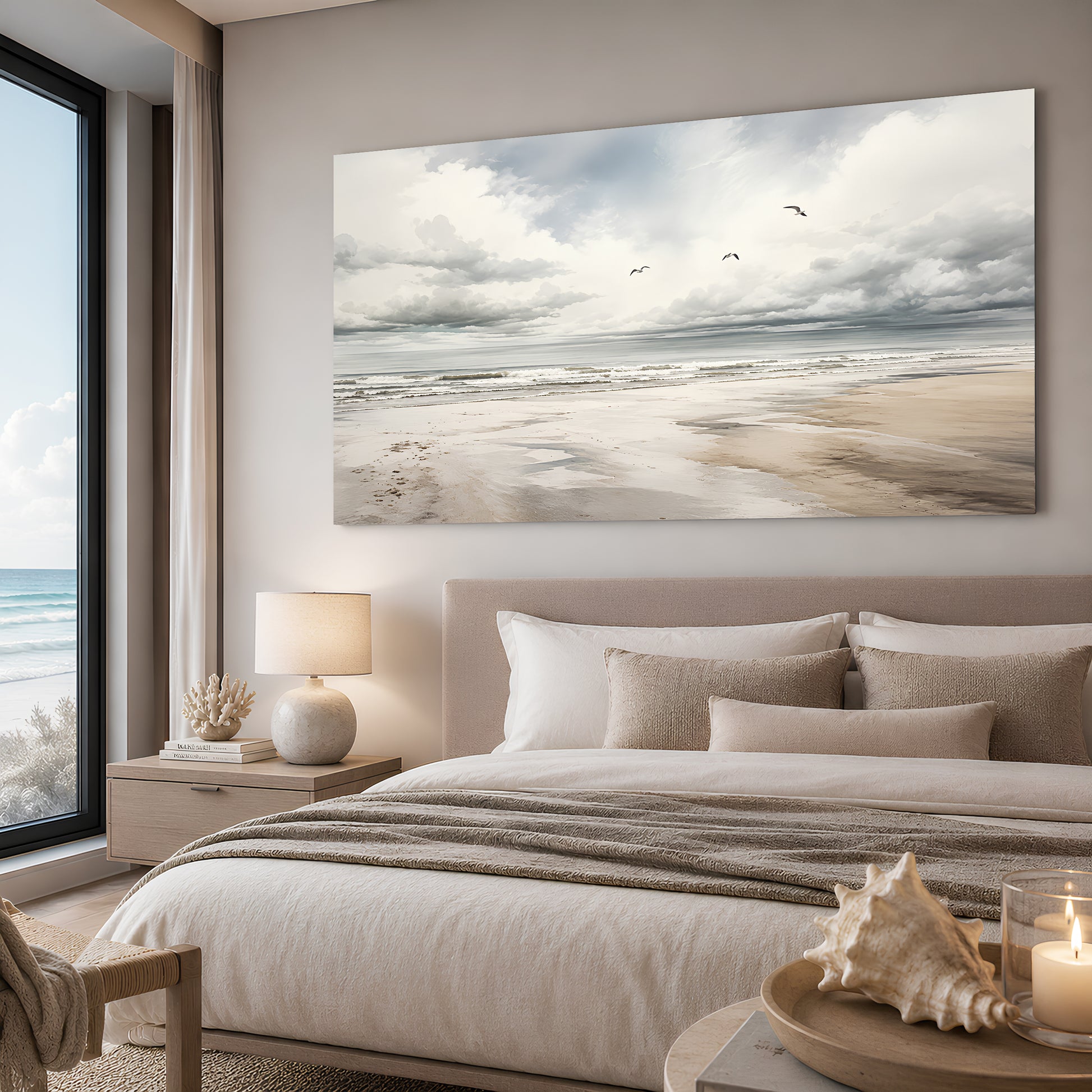 Serene Coastal Horizon
