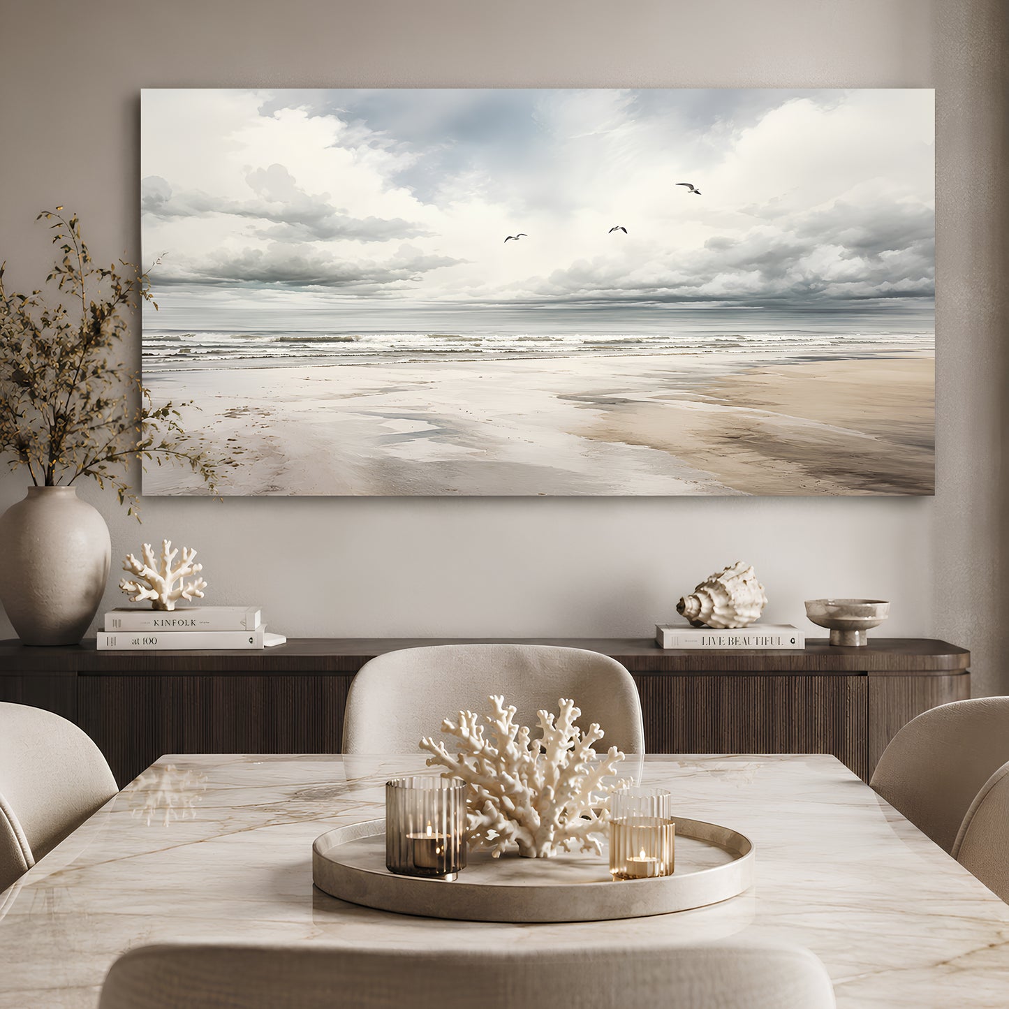 Serene Coastal Horizon