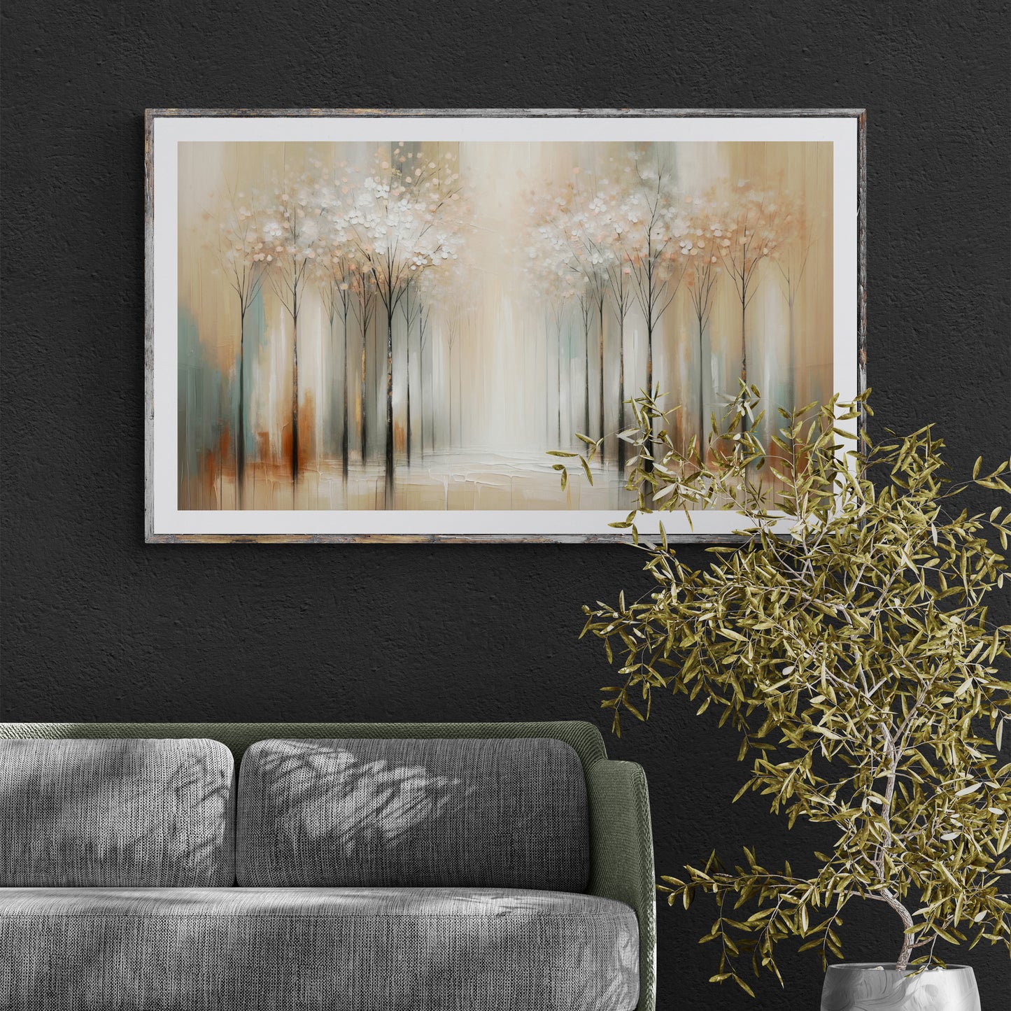 Canvas Print: "Serenity Bloom"