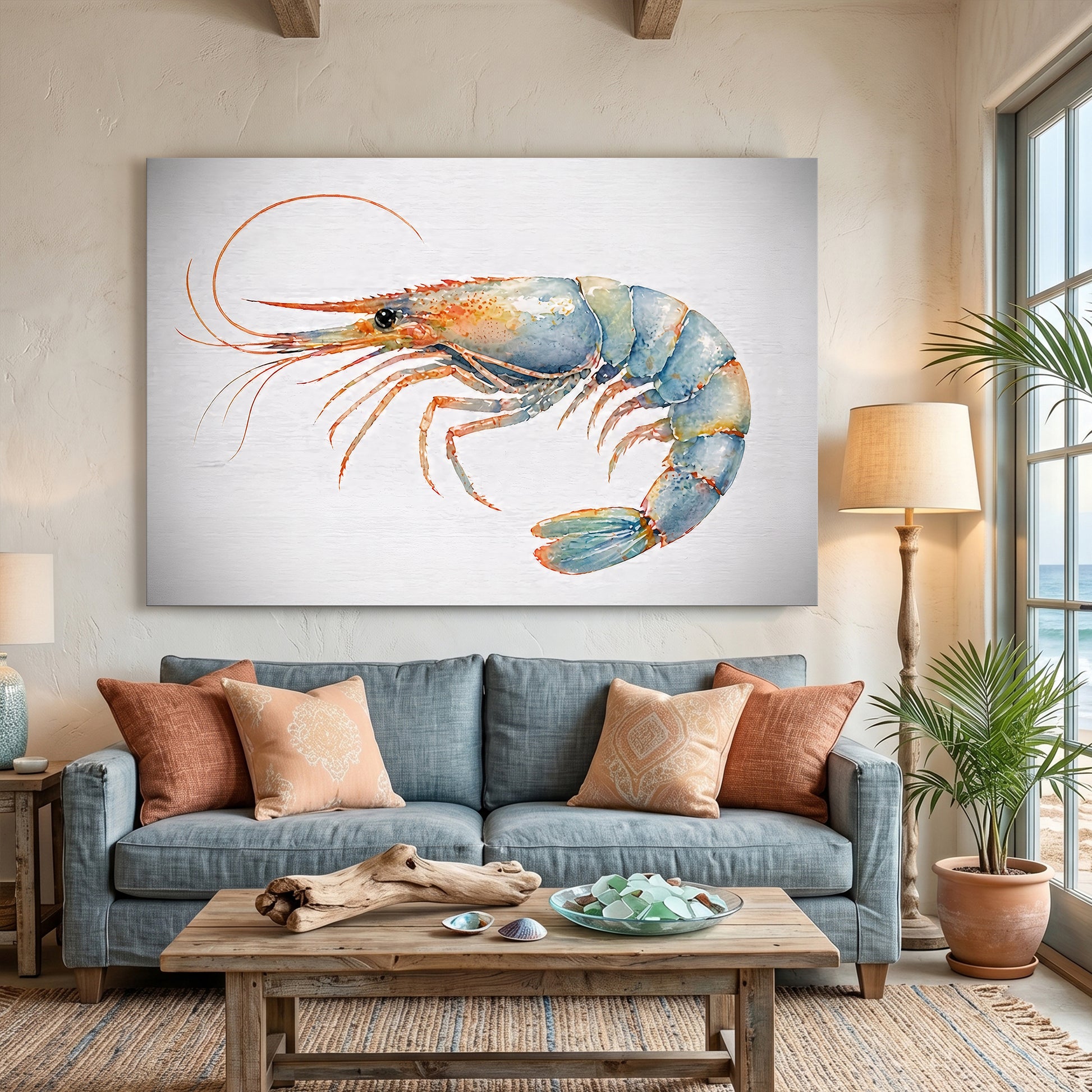 Shrimp Watercolor