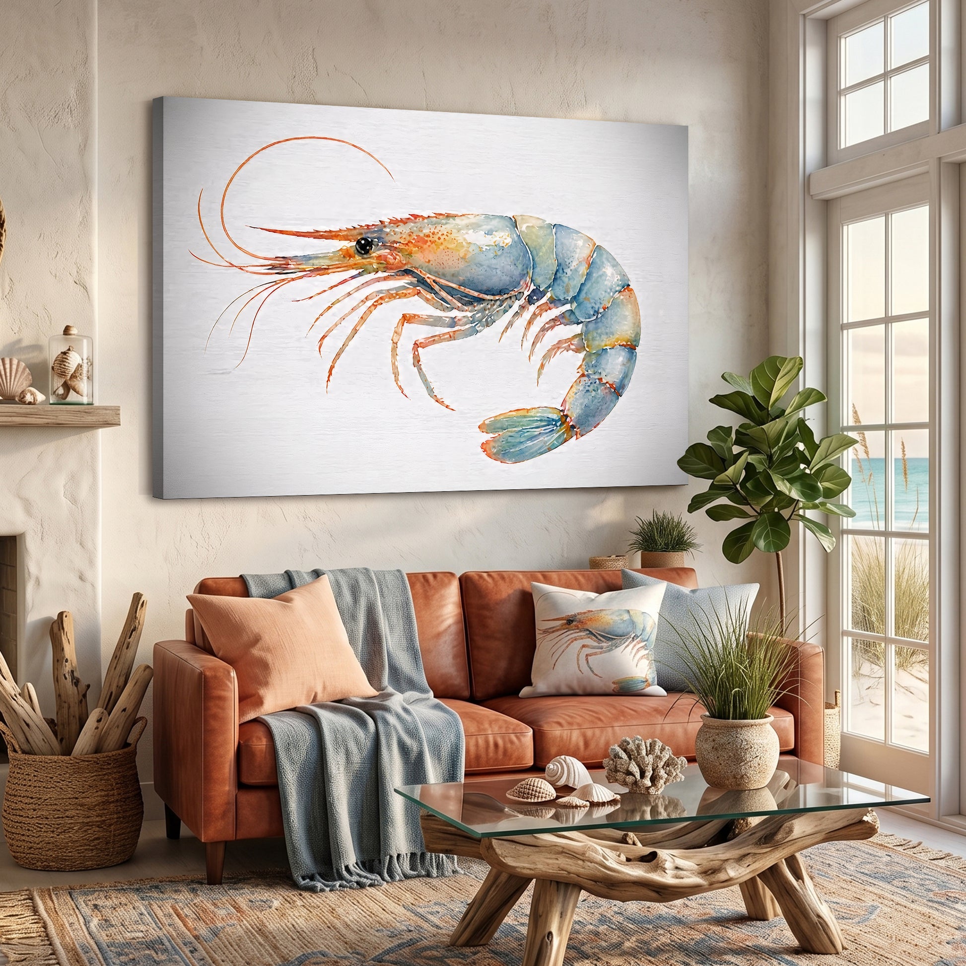 Shrimp Watercolor