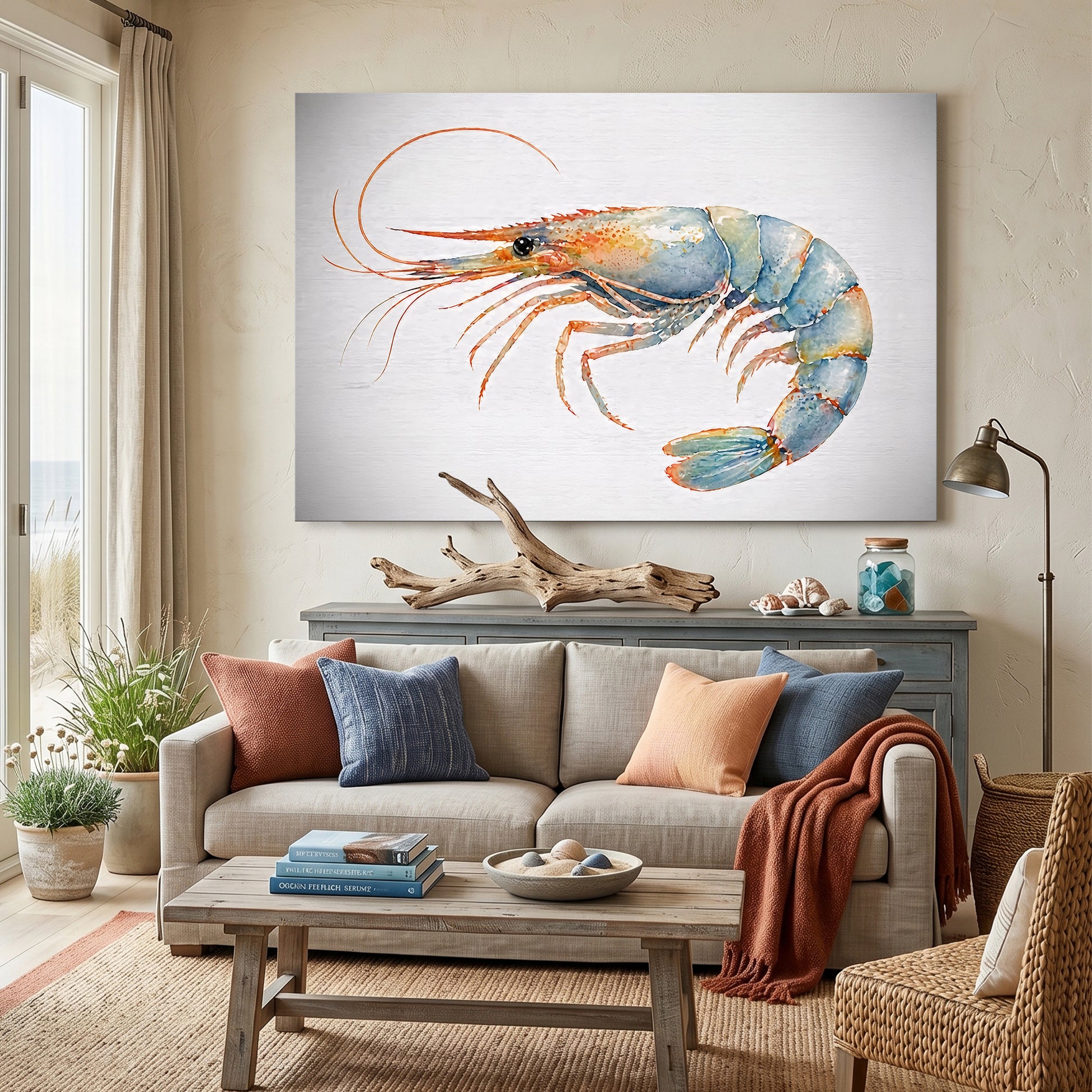 Shrimp Watercolor