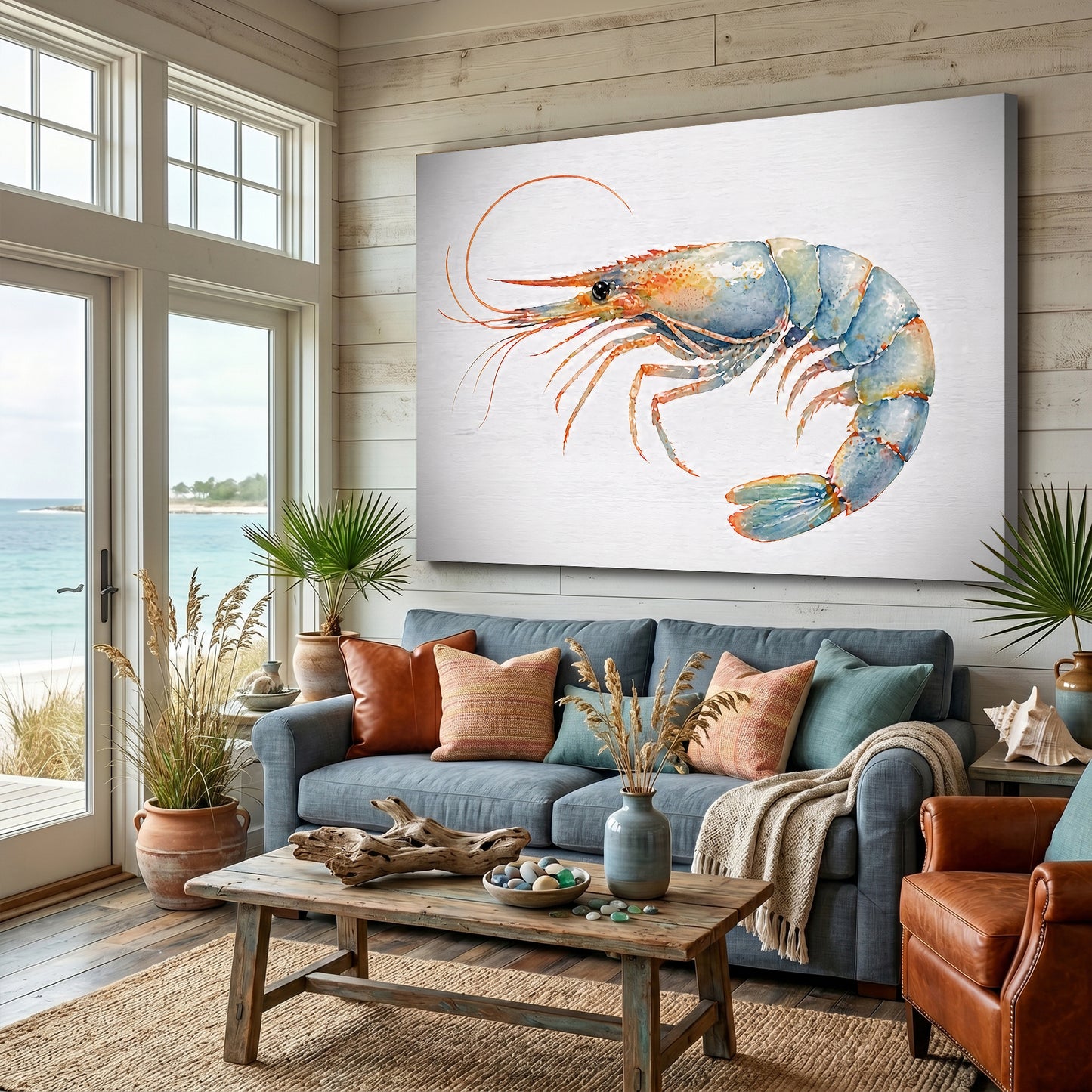 Shrimp Watercolor