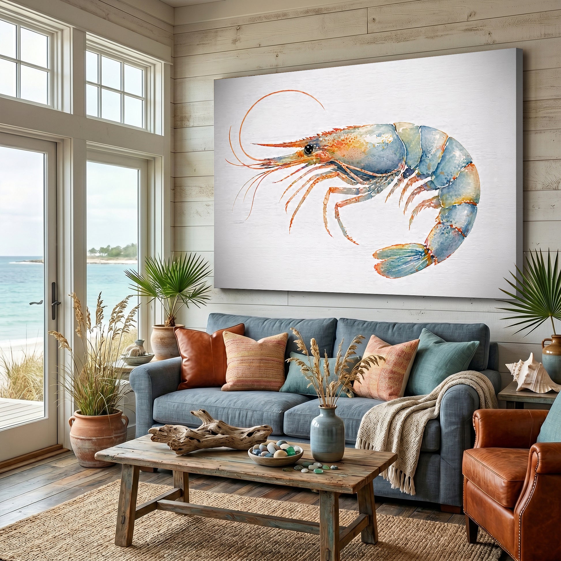 Shrimp Watercolor