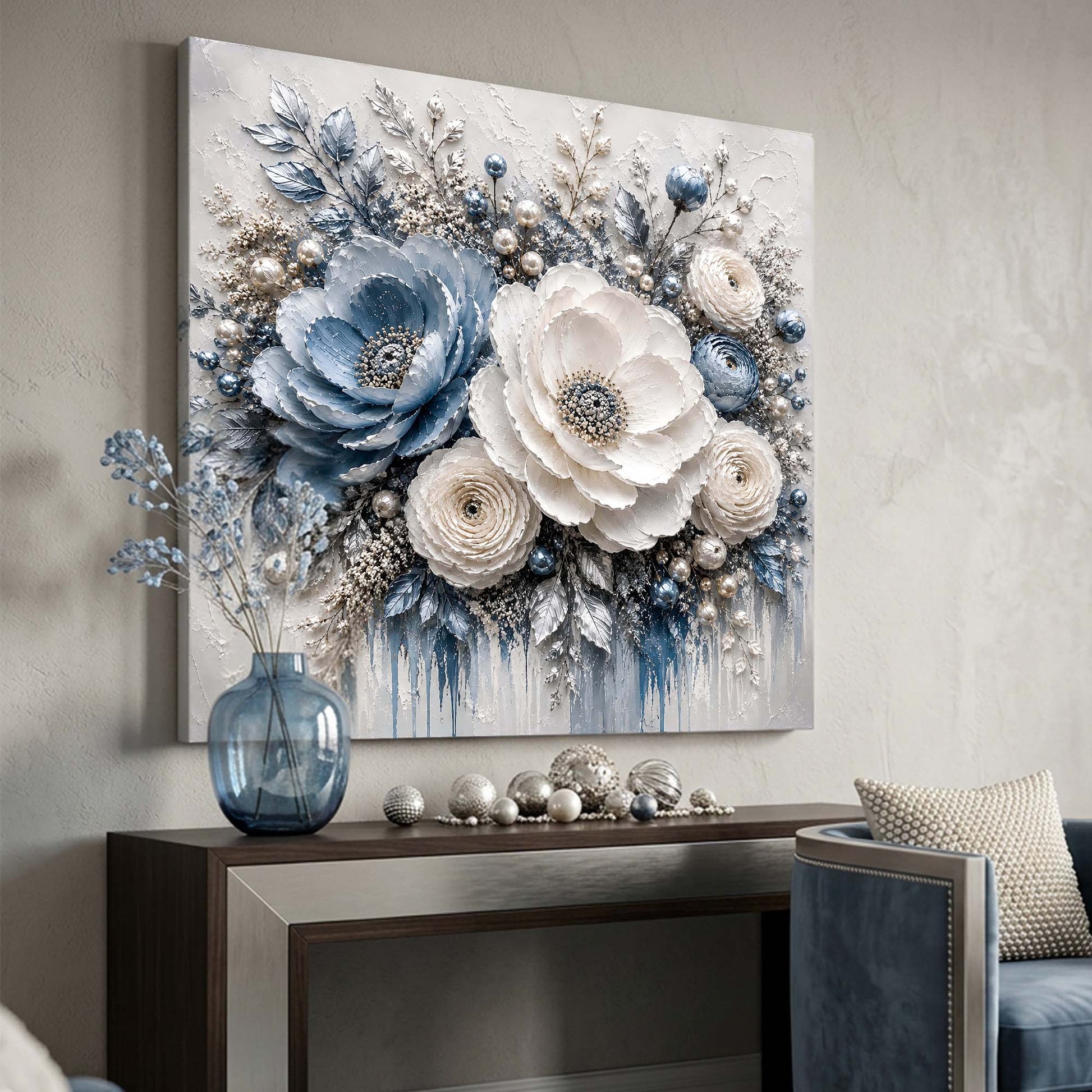 Silver Bloom Elegance