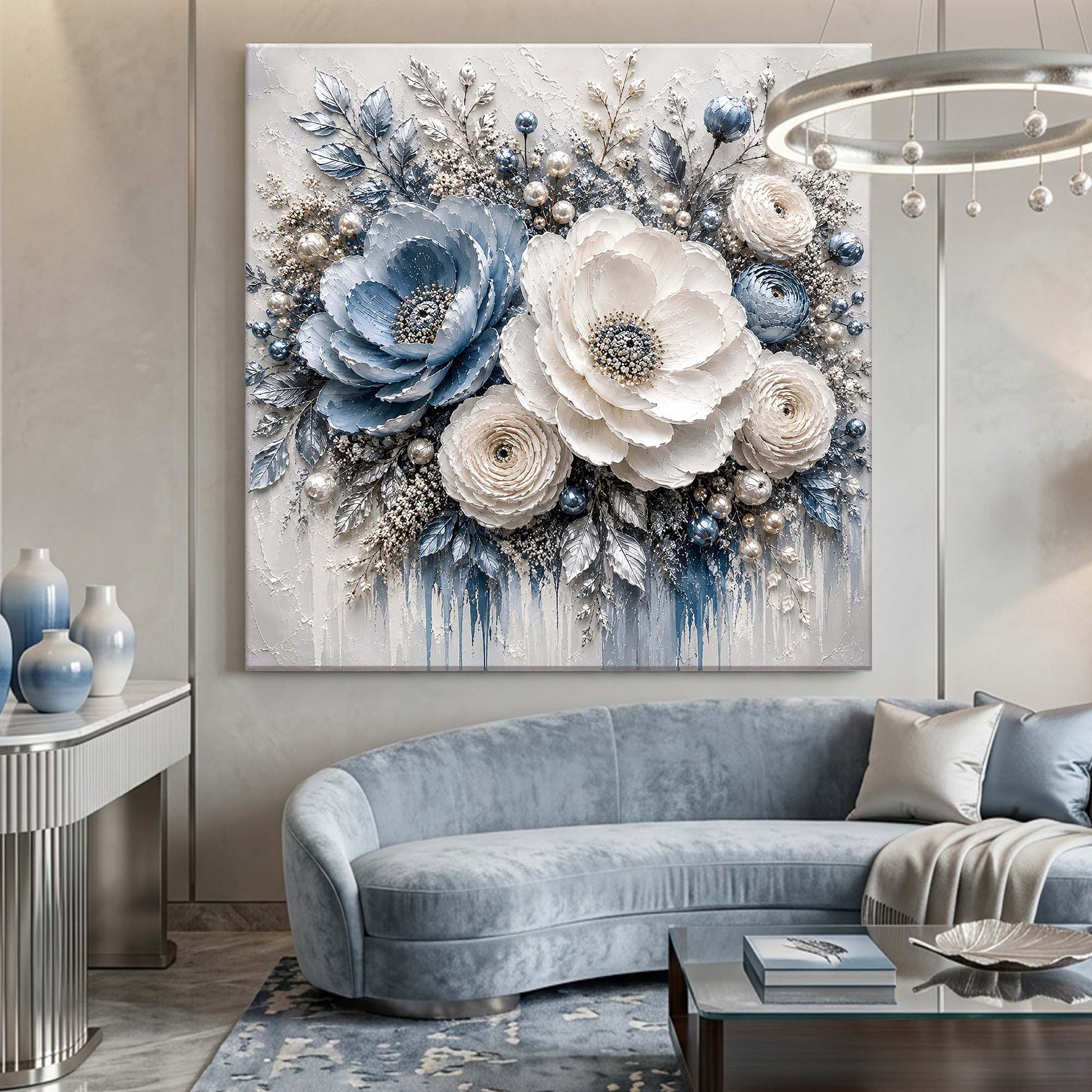 Silver Bloom Elegance