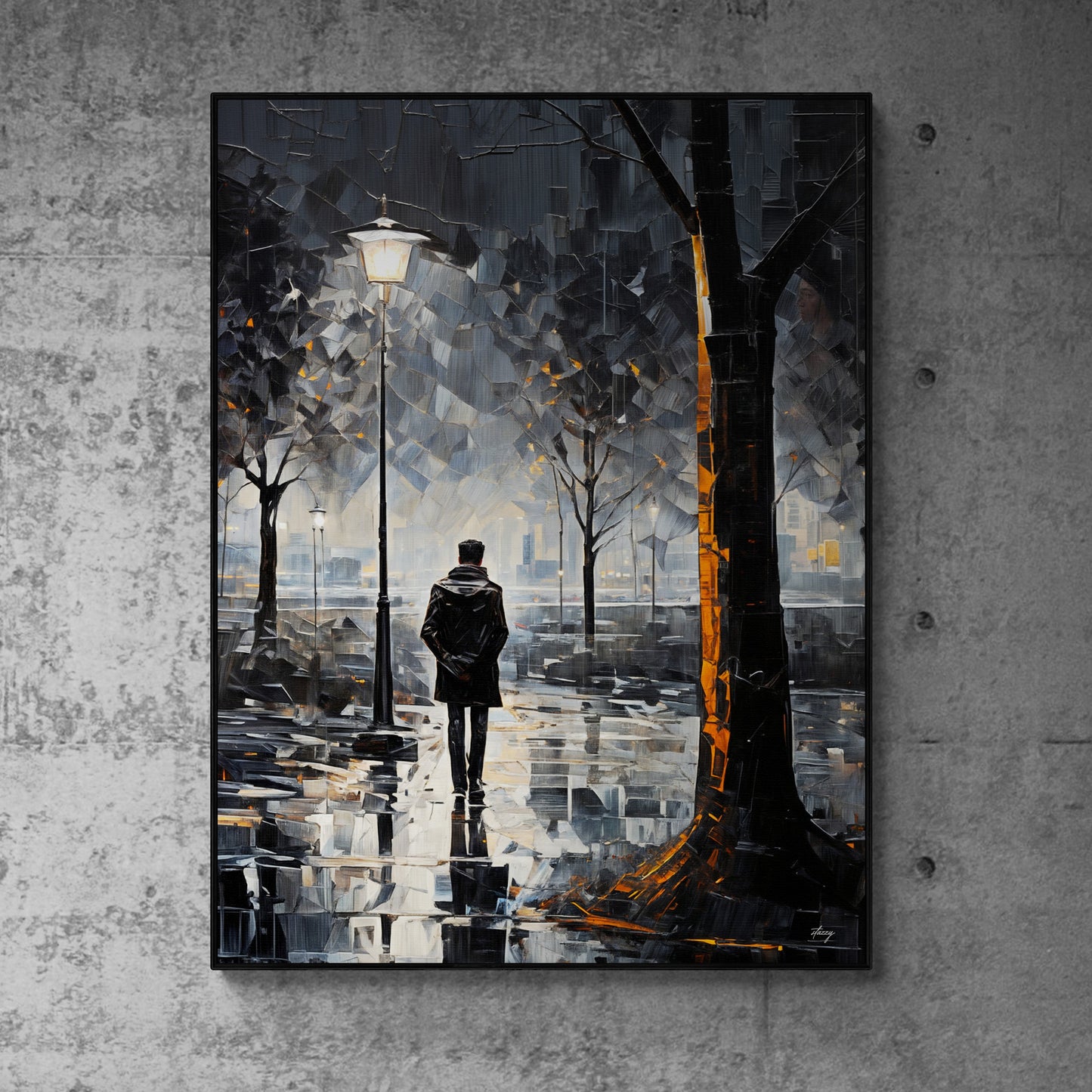 Canvas Print: "Solitary Reflection"