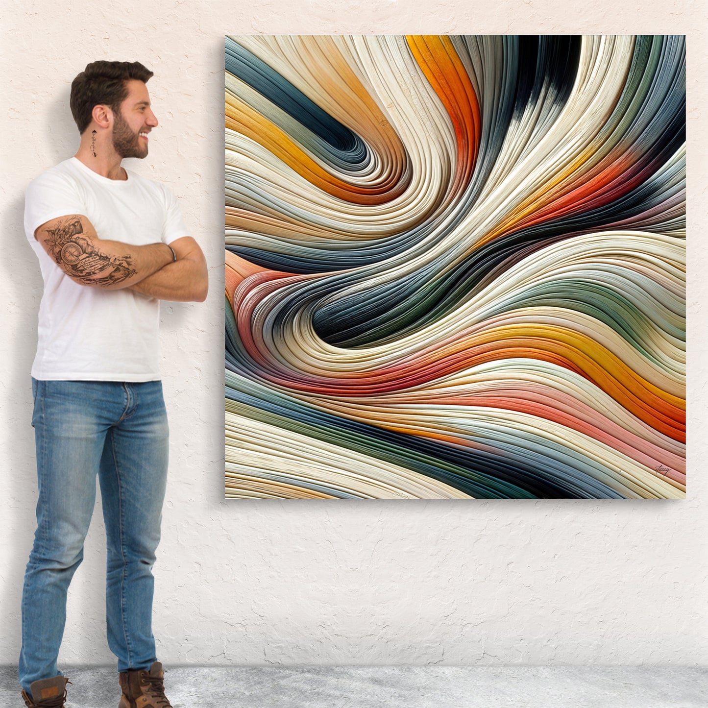 Canvas Print: "Spectral Swirl"