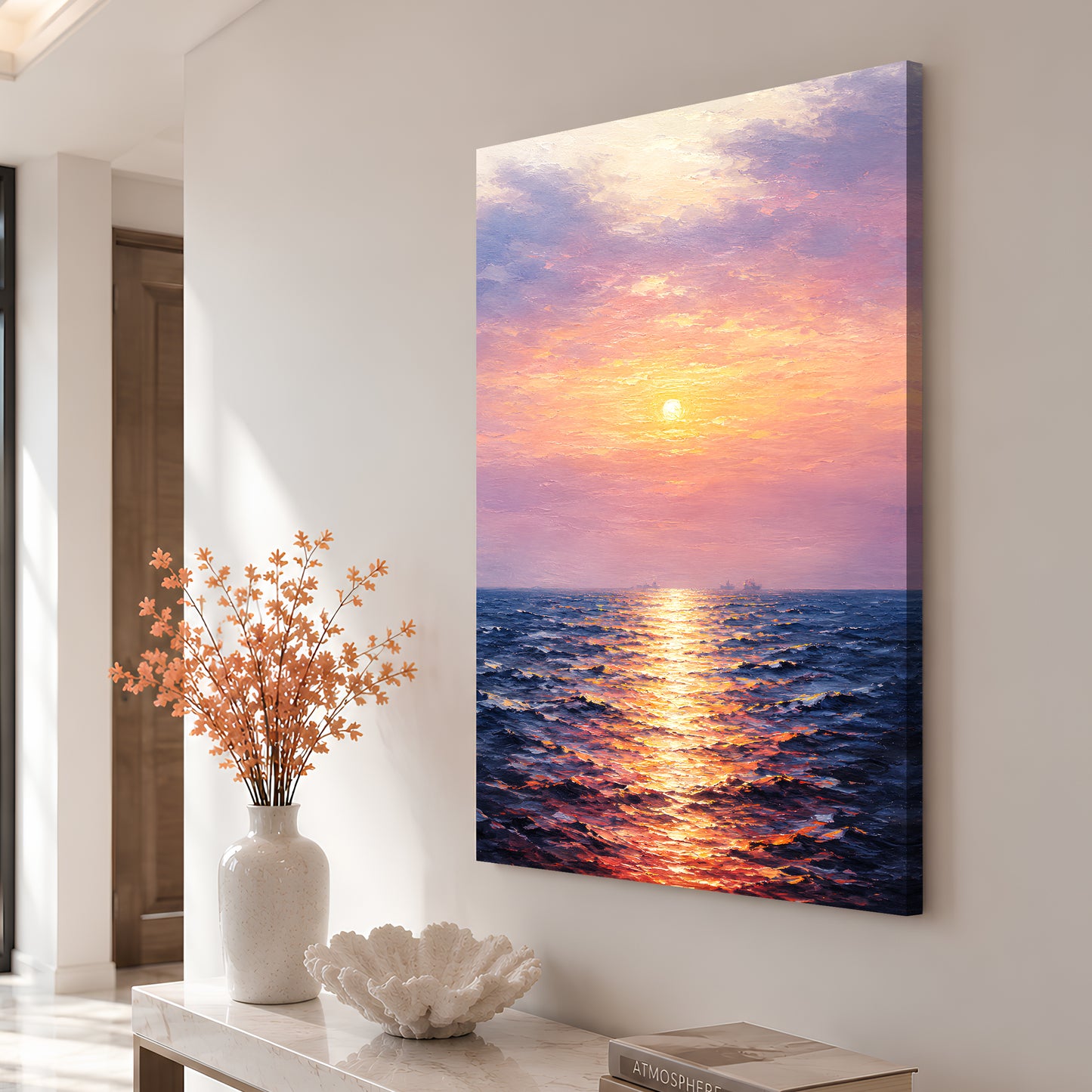 Sunset Reflection Seascape