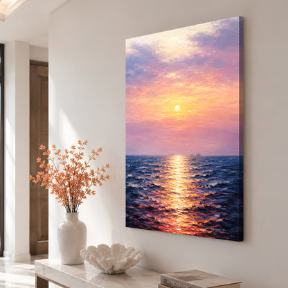 Sunset Reflection Seascape