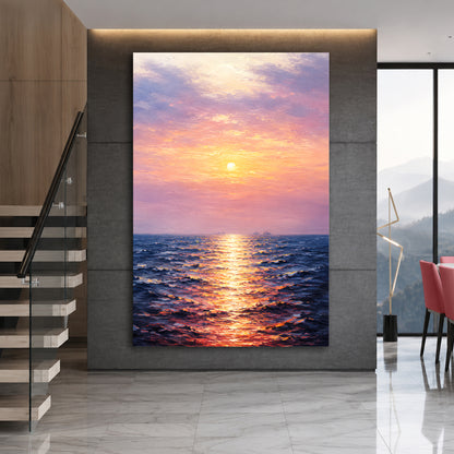 Sunset Reflection Seascape