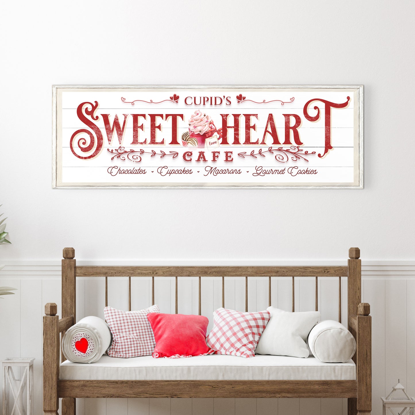 Sweetheart Cafe Sign Style 1 - Image by Tailored Canvases