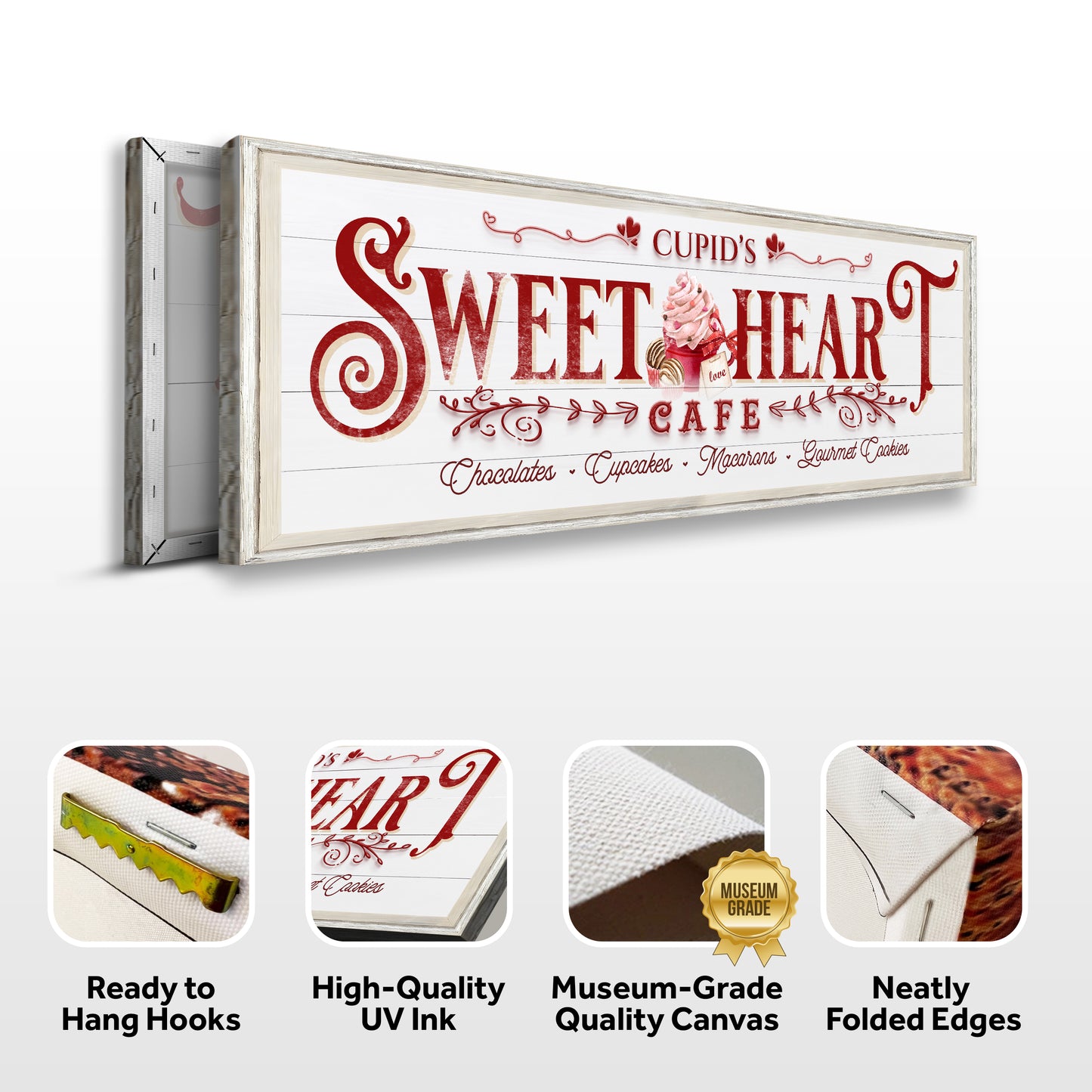 Sweetheart Cafe Sign Specs - Image by Tailored Canvases