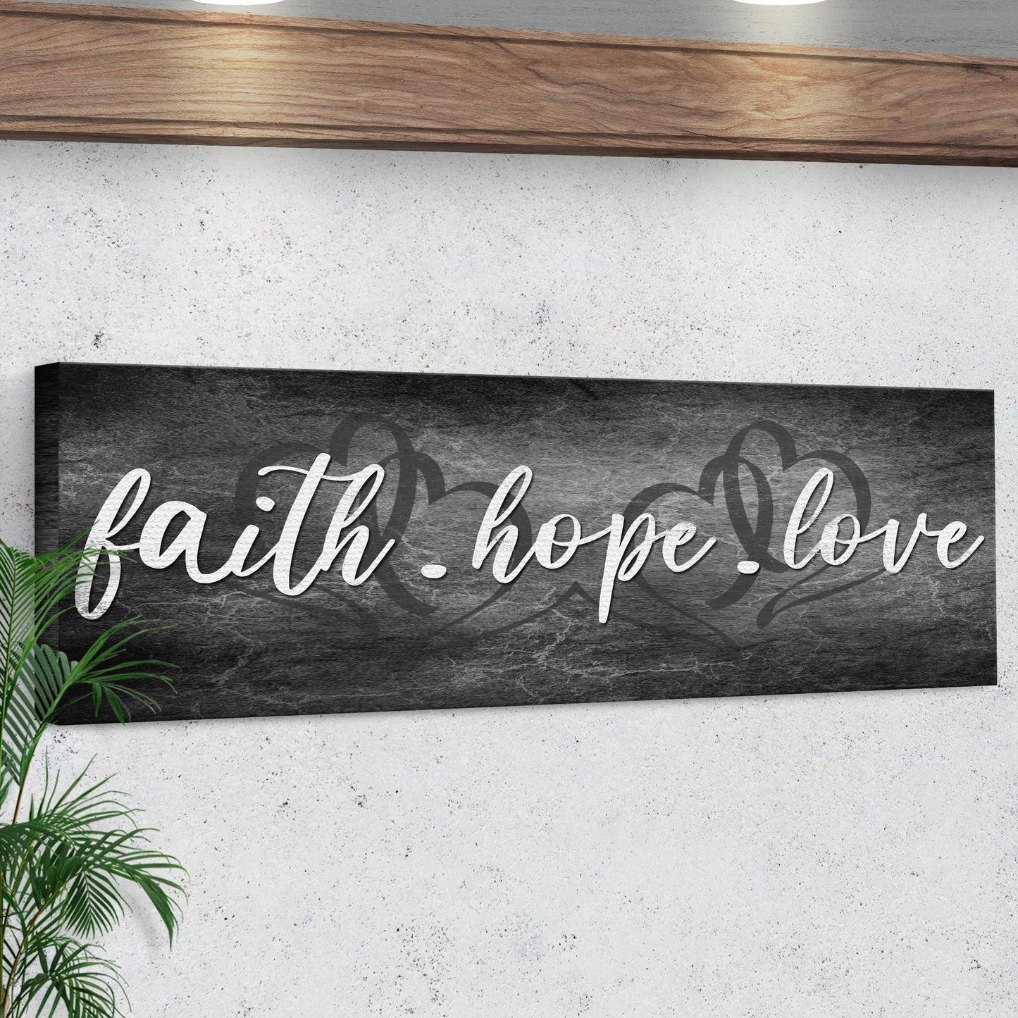 Faith, Hope, Love Sign II Style 2 - Image by Tailored Canvases