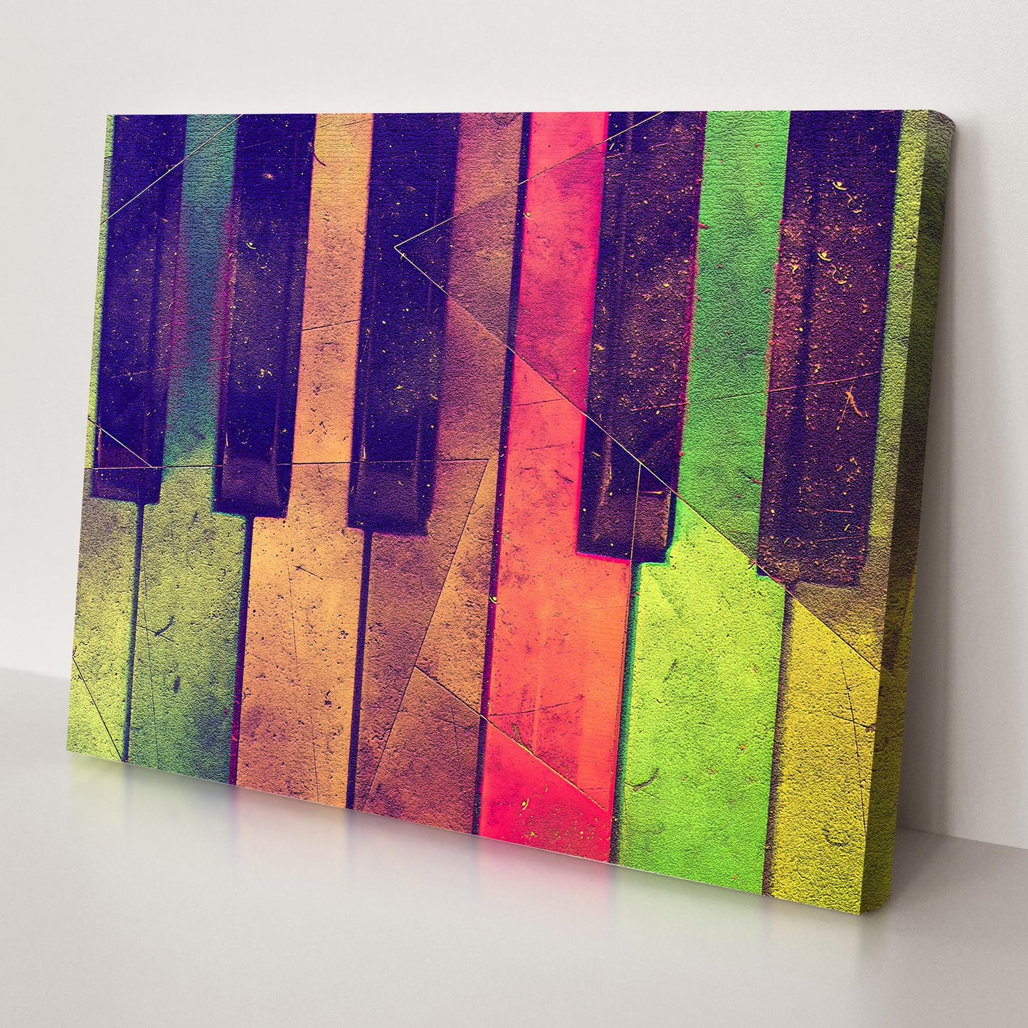 Keyboard Retro Canvas Wall Art - Image by Tailored Canvases