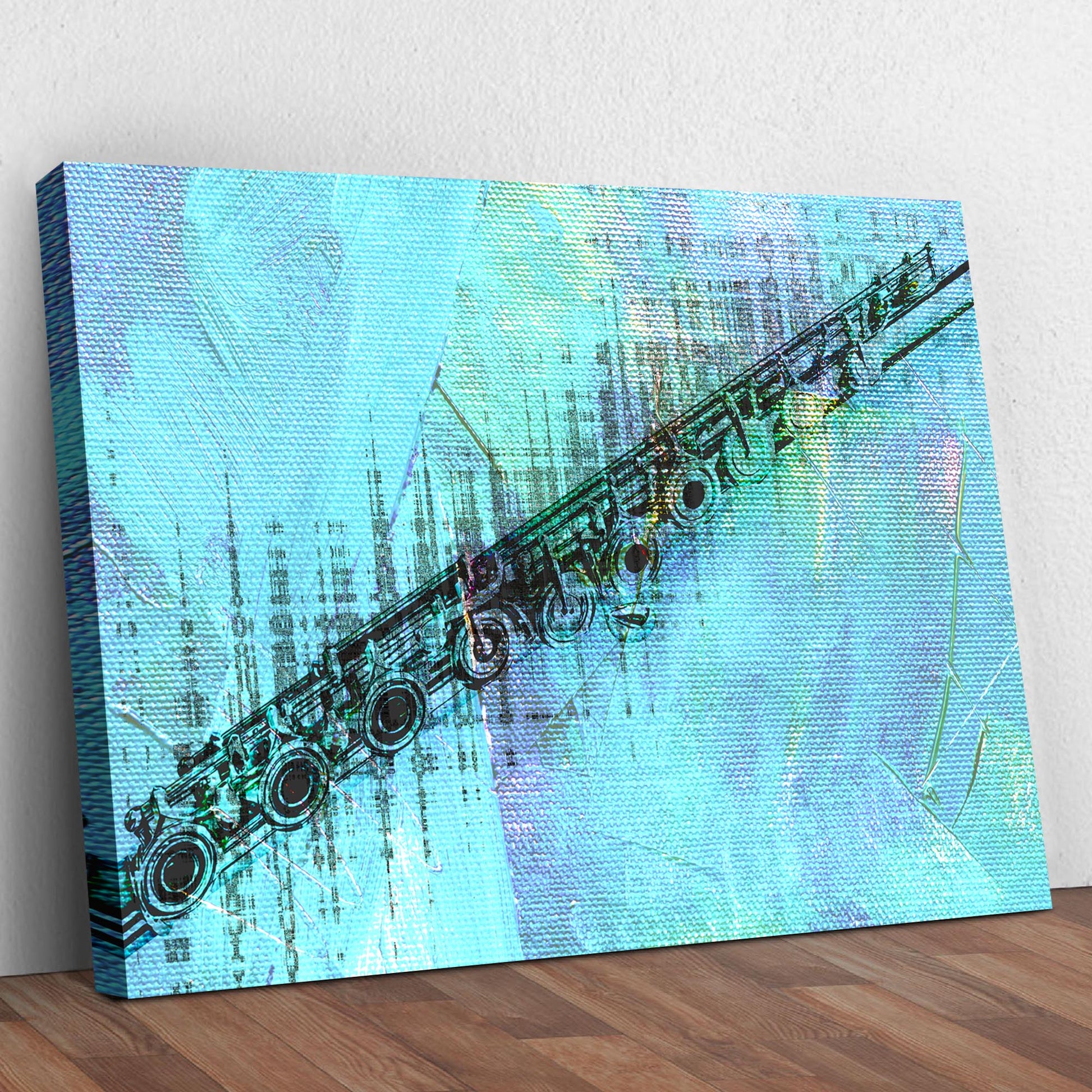 Flute Abstract Canvas Wall Art - Image by Tailored Canvases