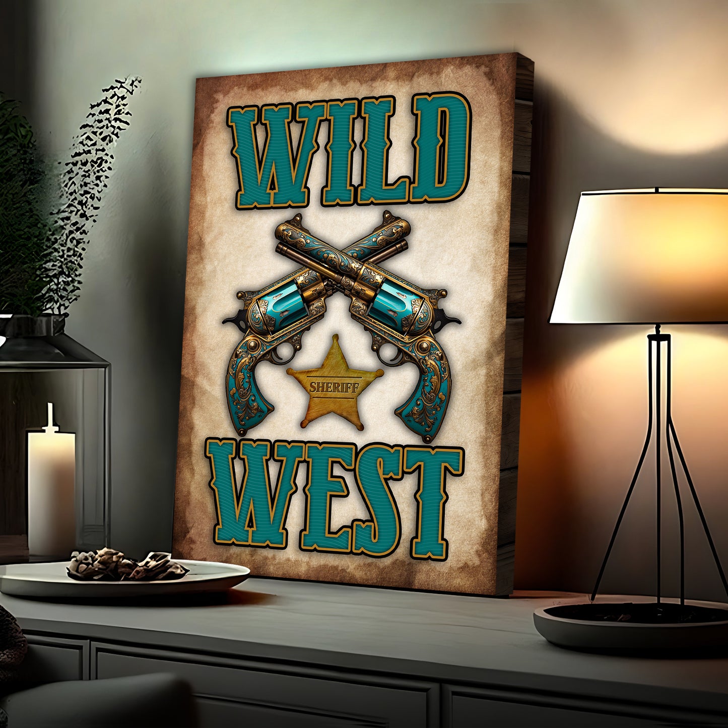 Wild West Sign II  - Image by Tailored Canvases