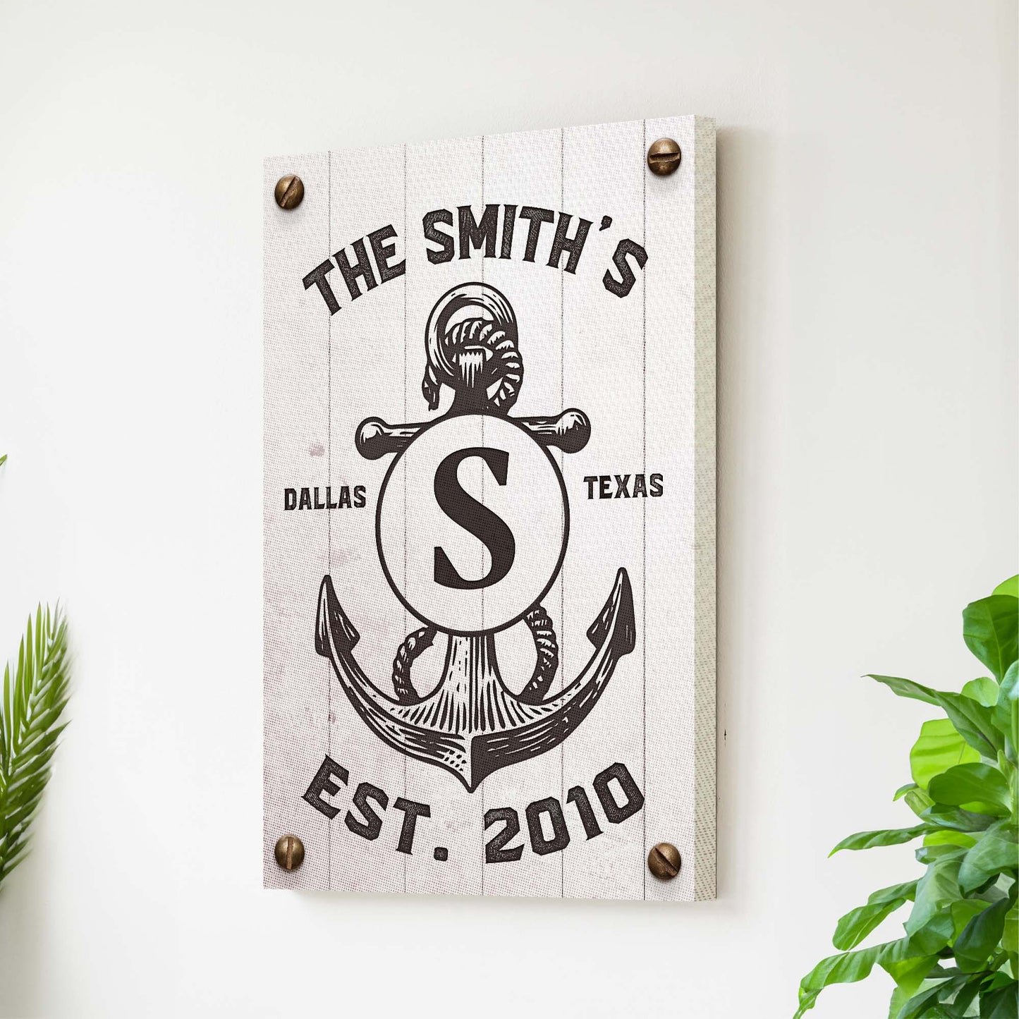 Family Sailor Name Sign  - Image by Tailored Canvases