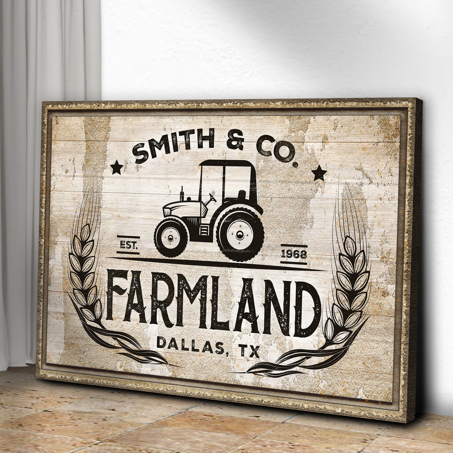 Family Farmland Sign II  - Image by Tailored Canvases