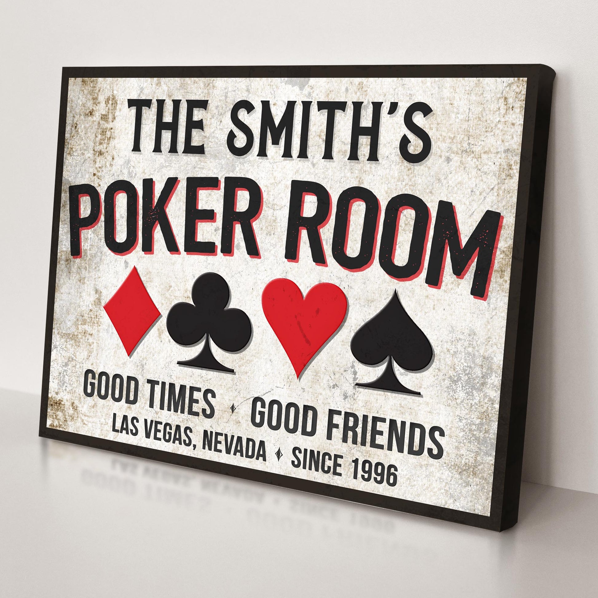 Poker Room Sign  - Image by Tailored Canvases