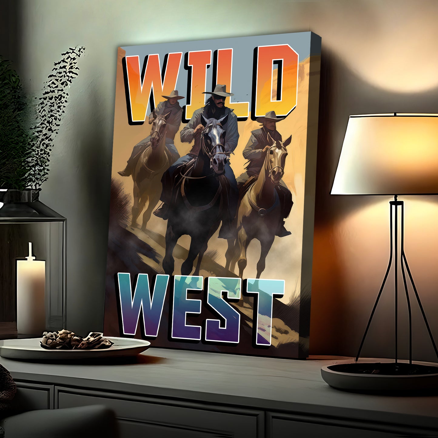 Wild West Sign  - Image by Tailored Canvases