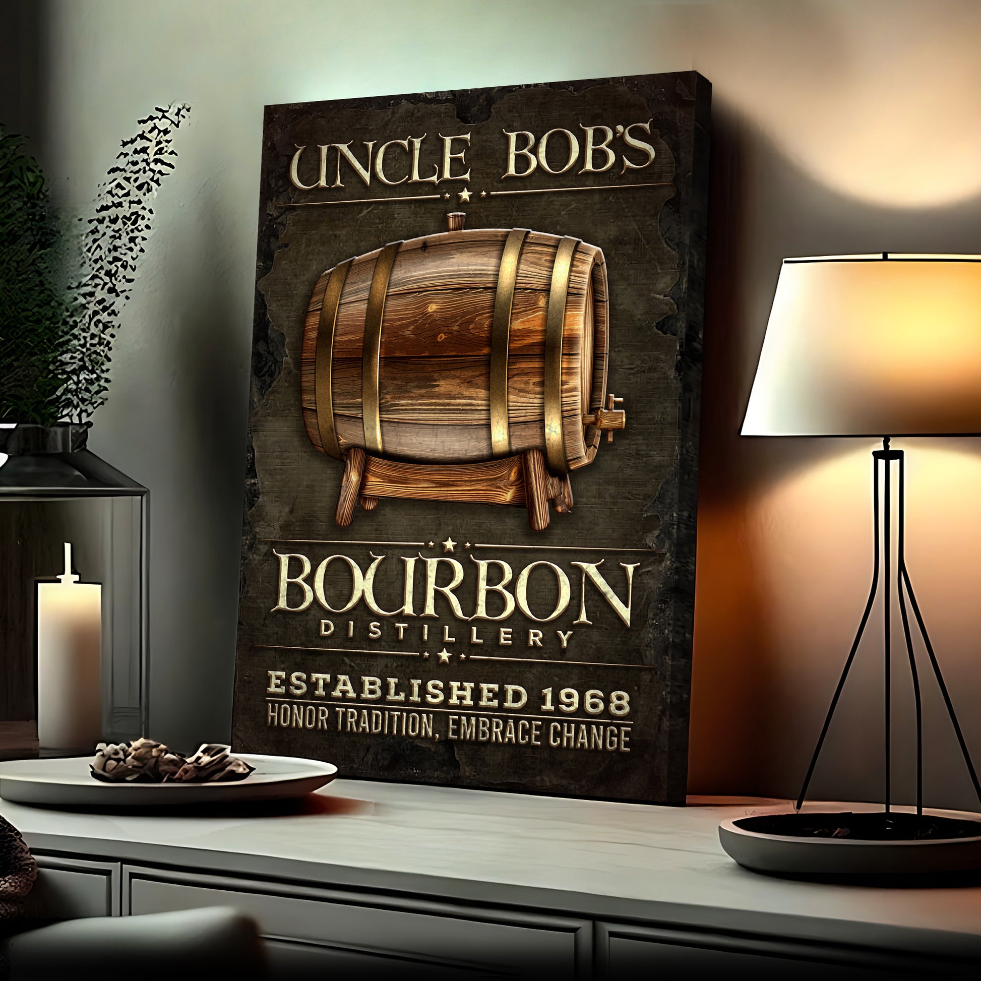 Bourbon Distillery Sign - Imaged by Tailored Canvases