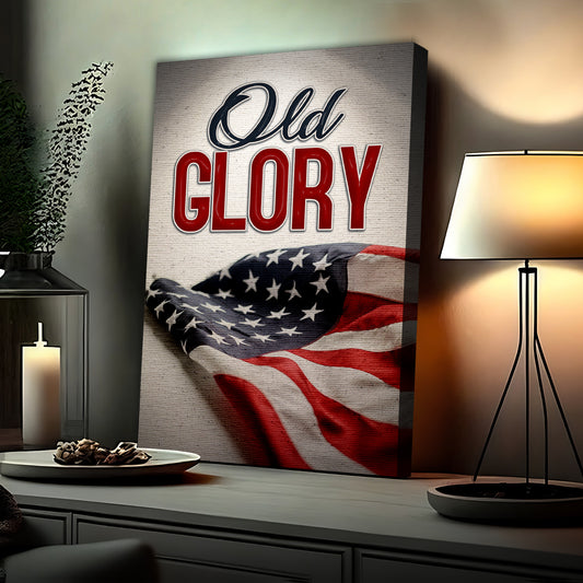 Old Glory Sign V  - Image by Tailored Canvases