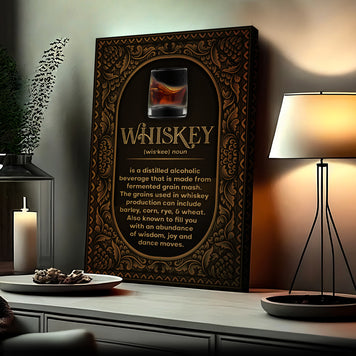 Whiskey Definition Sign