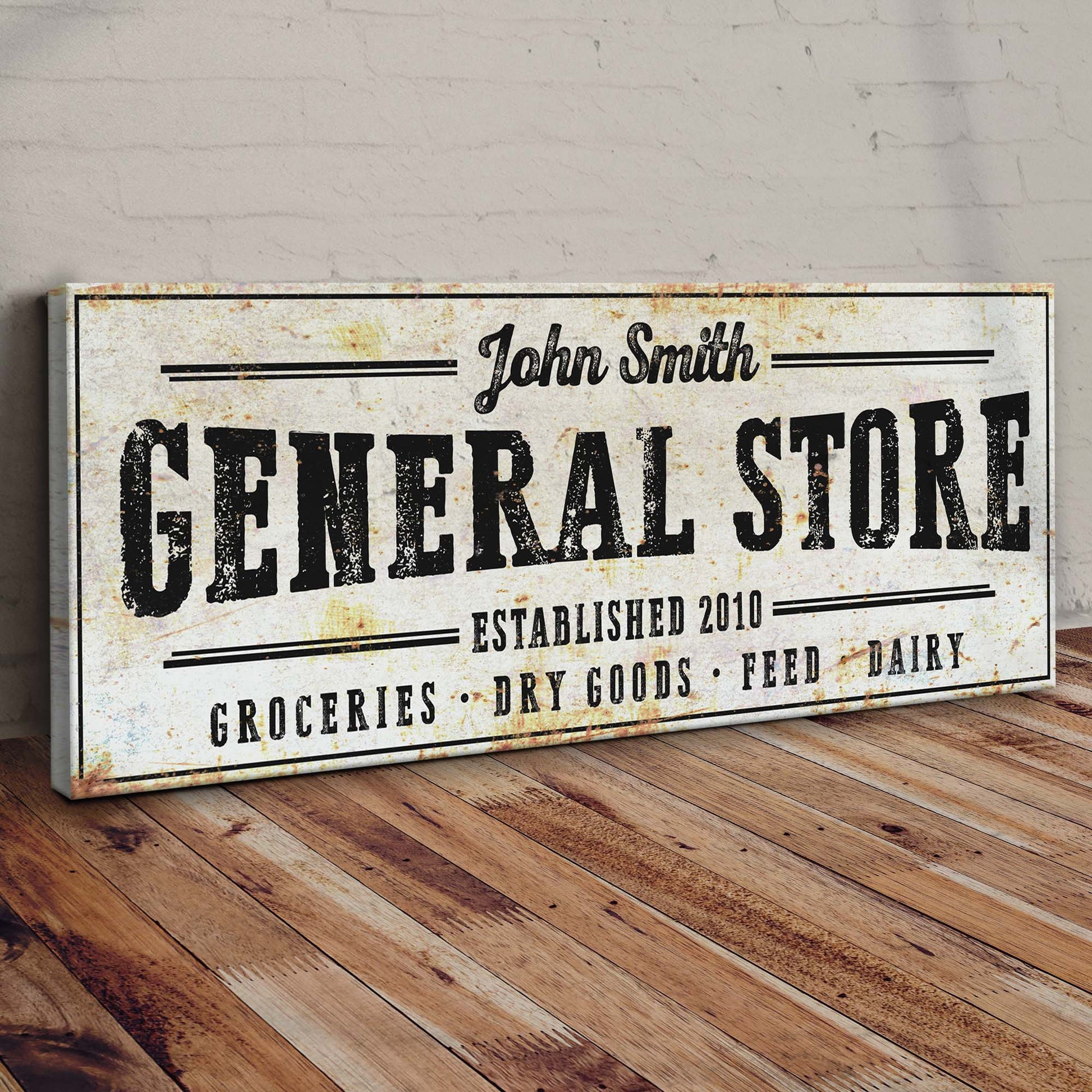 Rustic General Store Sign - Image by Tailored Canvases