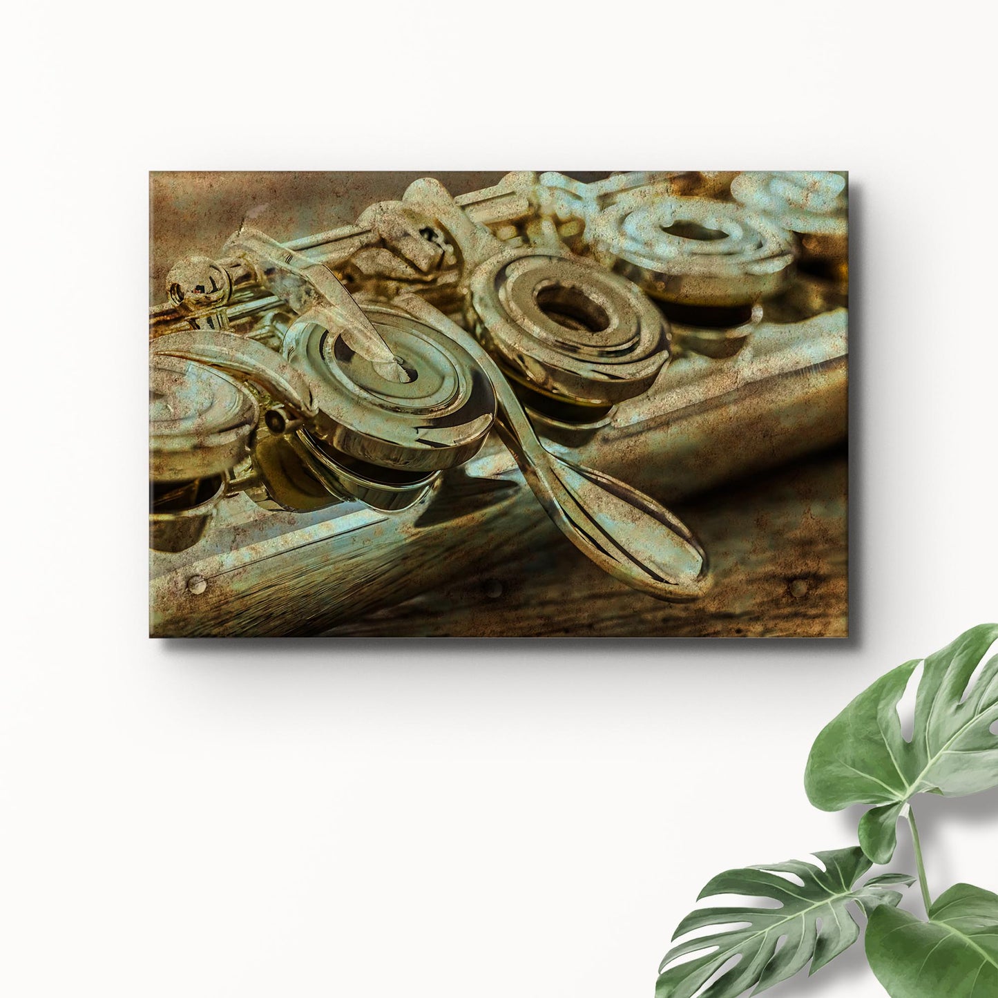 Flute Rustic Canvas Wall Art Style 2 - Image by Tailored Canvases