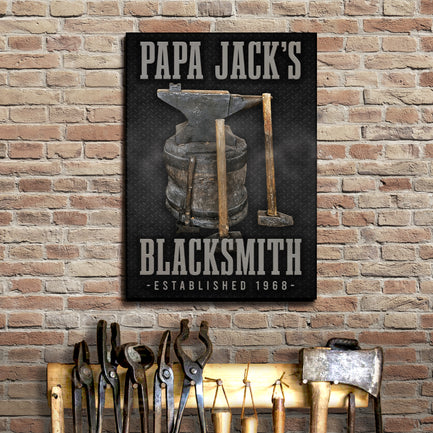 Blacksmith Sign  - Image by Tailored Canvases